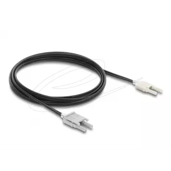 Šviesolaidžio adapterio kabelis DELOCK 91030, daugiamodis POF, 3 m, juodas / pilkas
