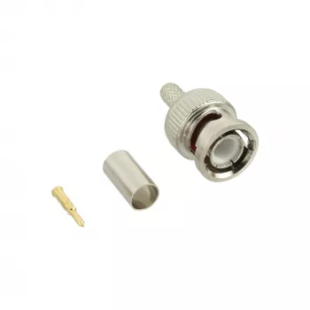 InLine BNC Crimping Plug for RG59 Video kabelis, Bronze, 7 g, 70 mm, 123 mm, 15 mm, 9 g