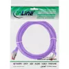 InLine komutacinis kabelis S/FTP PiMF Cat.6 250MHz PVC varis violetinis 3m