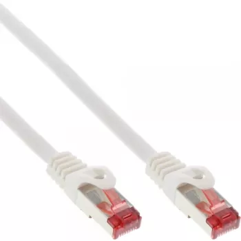 InLine komutacinis kabelis S/FTP PiMF Cat.6 250MHz PVC varis baltas 30m