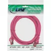 InLine komutacinis kabelis S/FTP PiMF Cat.6 250MHz PVC varis rožinis 3 m