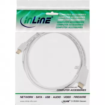 InLine Mini DisplayPort į HDMI 4K2K su garsu keitiklio laidas 4K2K 5 m