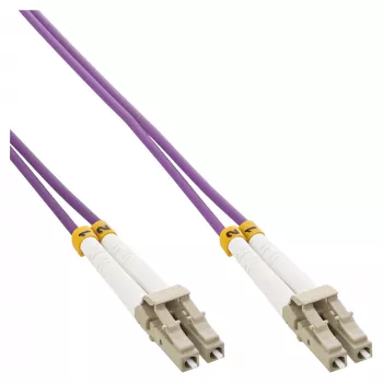 InLine šviesolaidinis dvipusis kabelis LC/LC 50/125µm OM4 50m