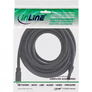 InLine HiD didelės spartos HDMI laidas su eternetu, 4K2K, kištukas/kištukas, auksuoti kontaktai, 15 m