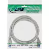 InLine jungiamasis laidas, 6A kat., S/FTP, TPE lankstus, pilkas, 1 m, 1 m, 6a kat., S/FTP (S-STP), RJ-45, RJ-45, Pilka