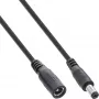 InLine nuolatinės srovės ilginamasis kabelis, DC kištukas / lizdas 5,5x2,1 mm, juodas, 2 m