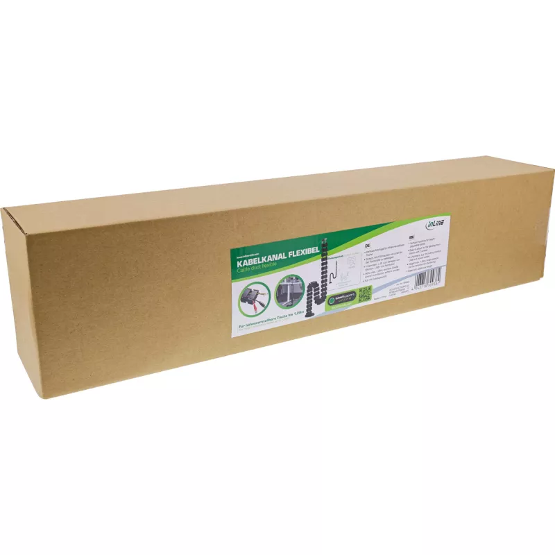 InLine Cable duct flexible for height-adjustable tables, 4 chambers, Juoda