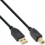 InLine B-34518S USB kabelis USB 2.0 2 m USB A USB B Juodas
