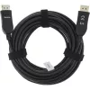 InLine DisplayPort 2.1 AOC laidas, UHBR, juodas 30m, 30 m, DisplayPort, DisplayPort, kištukas, kištukas, 10240 x 4320 pikselių