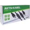 InLine USB 2.0 aktyvusis kabelis, USB-A kištukas į USB-B kištuką, 15 m, juodas