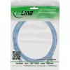 Tinklo kabelis InLine® komutacinis kabelis plonas 74914B RJ45 Cat.6A 1.5 m Mėlynas