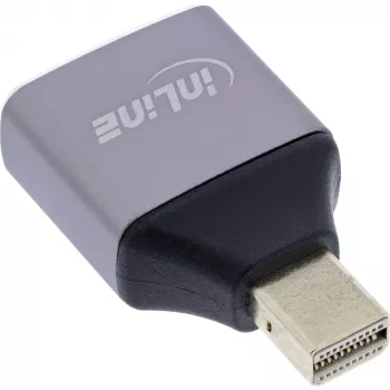 InLine 17291C laido lyties keitiklis DisplayPort Mini DisplayPort Pilka, Juoda