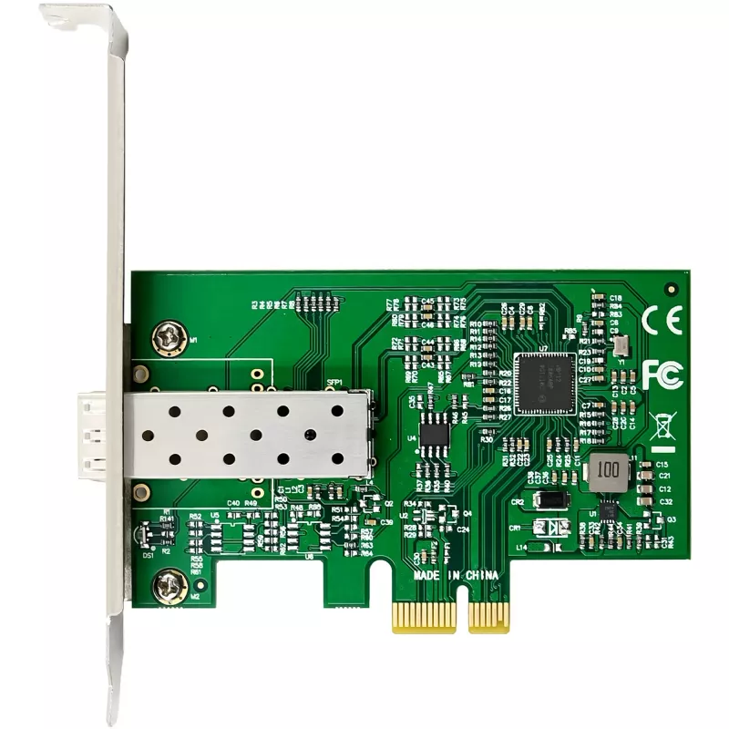Vidinė tinklo plokštė InLine 51125N, šviesolaidinė, 1000 Mbit/s, PCI Express