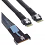 InLine 27663B Serial Attached SCSI (SAS) kabelis 0,75 m 32 Gbit/s