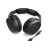 Ant ausies uždedamos laidinės studijinės ausinės „Sennheiser HD 490 PRO PLUS“ — atvira akustinė konstrukcija, 38 mm keitikliai, 130 Ω, 1,8 m kabelis, sulankstomos, juodos