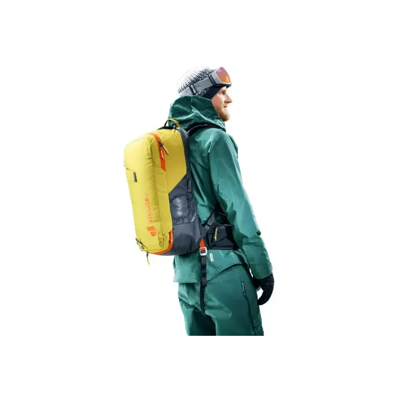 Lavinos kuprinė DEUTER Alproof Lite 22 – 22 L, ciberžolės/juoda, lengva, patvari