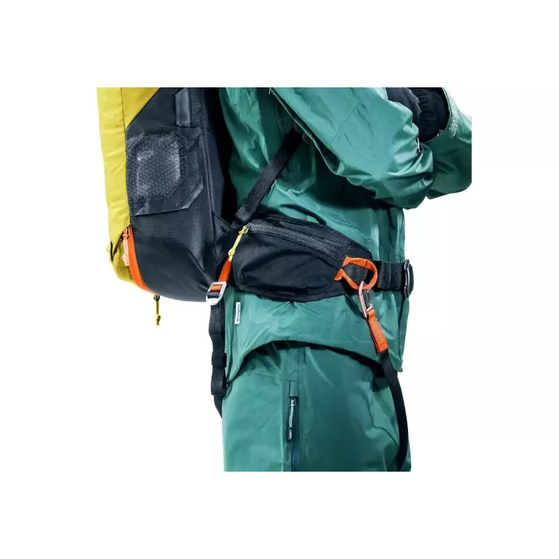 Lavinos kuprinė DEUTER Alproof Lite 22 – 22 L, ciberžolės/juoda, lengva, patvari