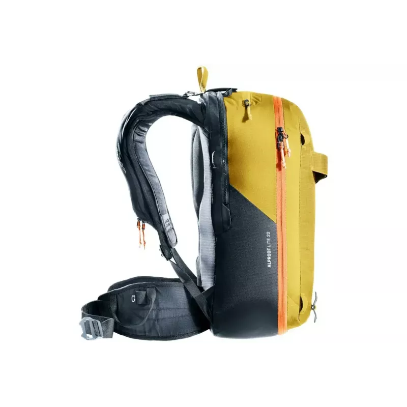 Lavinos kuprinė DEUTER Alproof Lite 22 – 22 L, ciberžolės/juoda, lengva, patvari