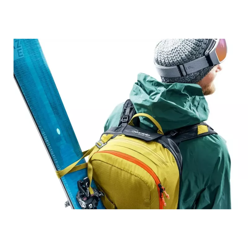 Lavinos kuprinė DEUTER Alproof Lite 22 – 22 L, ciberžolės/juoda, lengva, patvari