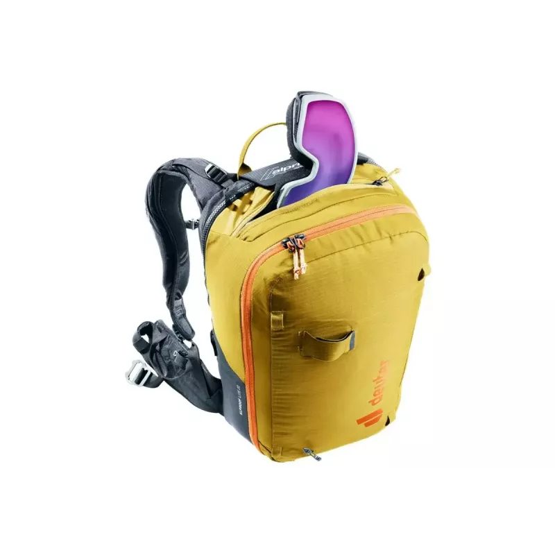 Lavinos kuprinė DEUTER Alproof Lite 22 – 22 L, ciberžolės/juoda, lengva, patvari