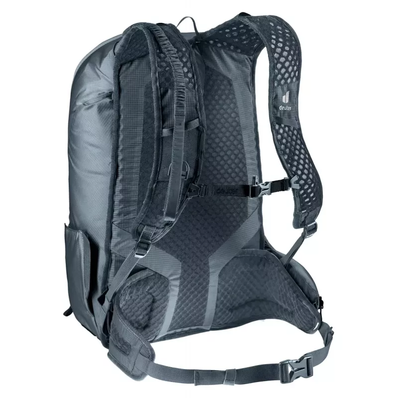 Sportinė kuprinė DEUTER Updays 26 — 26 L, juoda, poliamidas, 51×31×23 cm, be PFAS