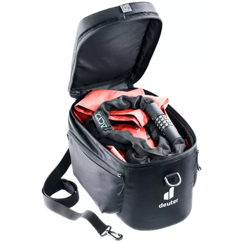 Bicycle Rack Bag DEUTER Rack Bag 10 — Galinis tvirtinimas, 10 l, Audinys, 180×310×220 mm, Juoda