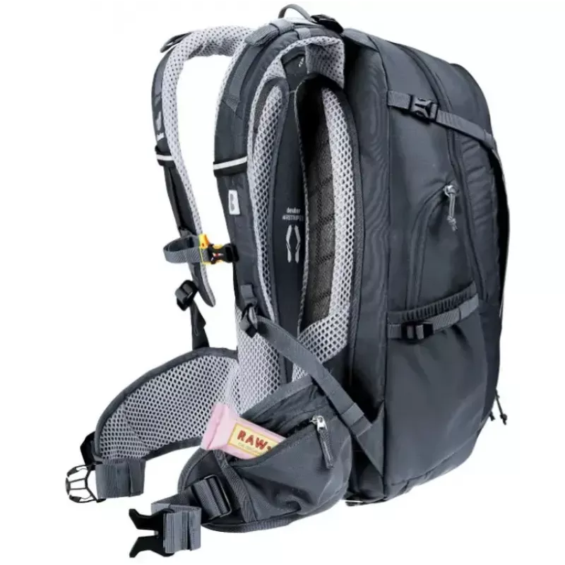 Kuprinė DEUTER Trans Alpine 24 — dviračio kuprinė, 24 l, juoda