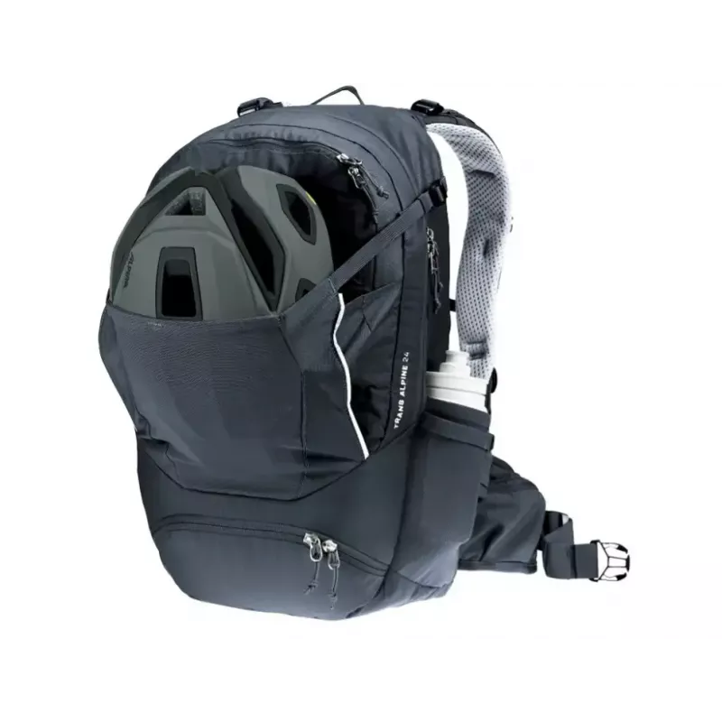 Kuprinė DEUTER Trans Alpine 24 — dviračio kuprinė, 24 l, juoda