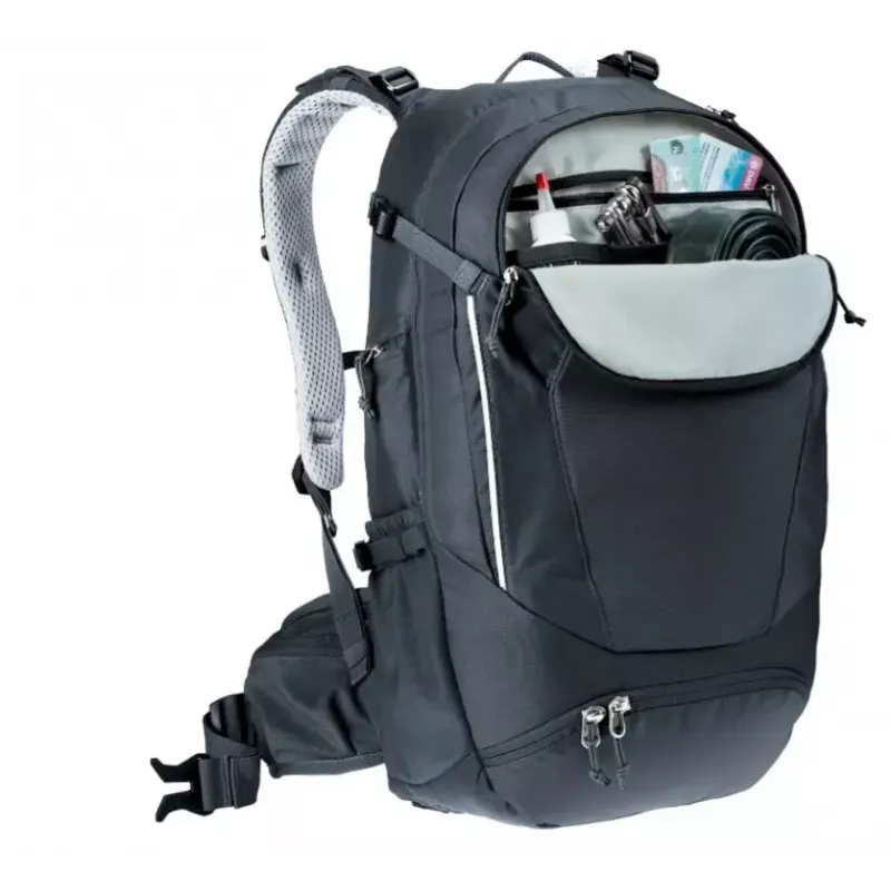 Kuprinė DEUTER Trans Alpine 24 — dviračio kuprinė, 24 l, juoda