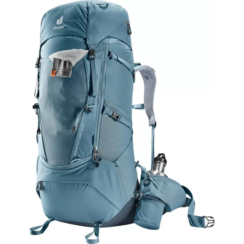 Kuprinė DEUTER Aircontact Core 60+10, vidinis rėmas, 60 l (+10 l), 2,31 kg, mėlyna