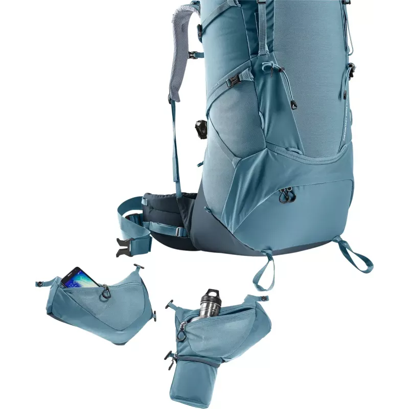Kuprinė DEUTER Aircontact Core 60+10, vidinis rėmas, 60 l (+10 l), 2,31 kg, mėlyna