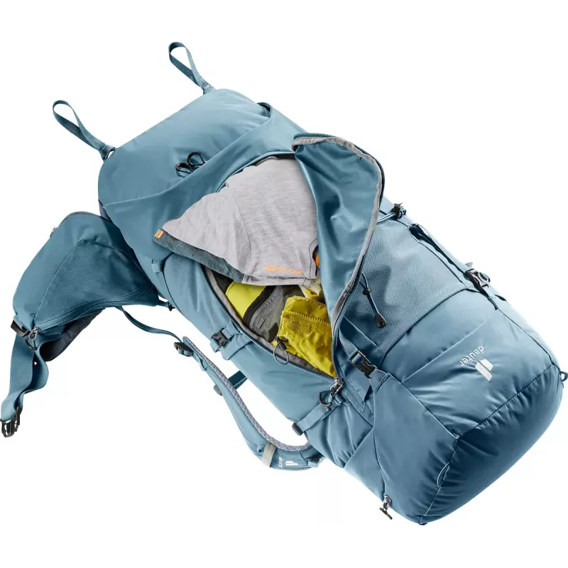Kuprinė DEUTER Aircontact Core 60+10, vidinis rėmas, 60 l (+10 l), 2,31 kg, mėlyna