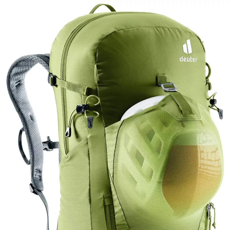 Žygeiviška kuprinė DEUTER Trail Pro 33 — 33 L, poliamidas, apsauga nuo lietaus, ventiliacija, juosmens diržas