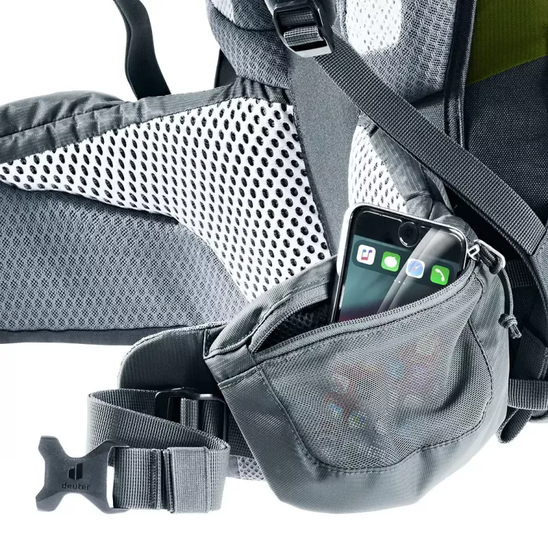 Žygeiviška kuprinė DEUTER Trail Pro 33 — 33 L, poliamidas, apsauga nuo lietaus, ventiliacija, juosmens diržas