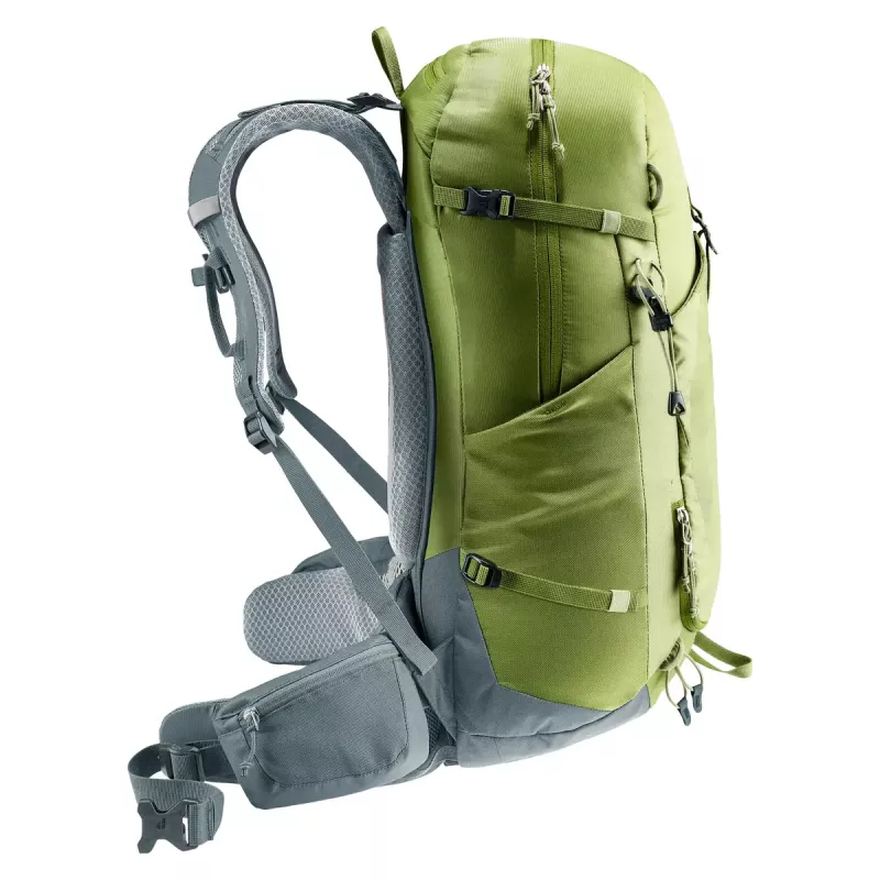 Žygeiviška kuprinė DEUTER Trail Pro 33 — 33 L, poliamidas, apsauga nuo lietaus, ventiliacija, juosmens diržas