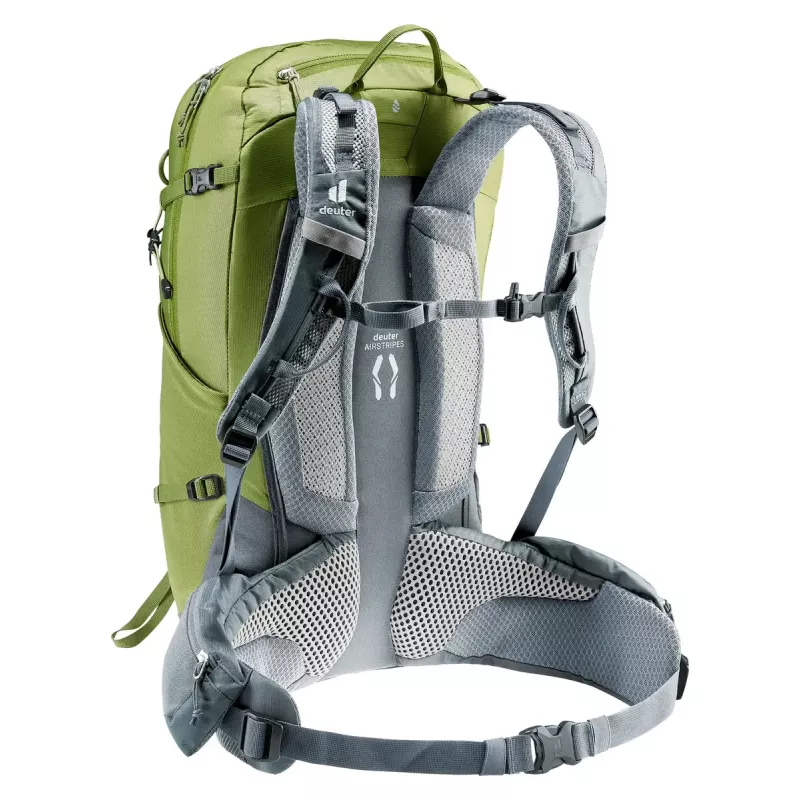 Žygeiviška kuprinė DEUTER Trail Pro 33 — 33 L, poliamidas, apsauga nuo lietaus, ventiliacija, juosmens diržas