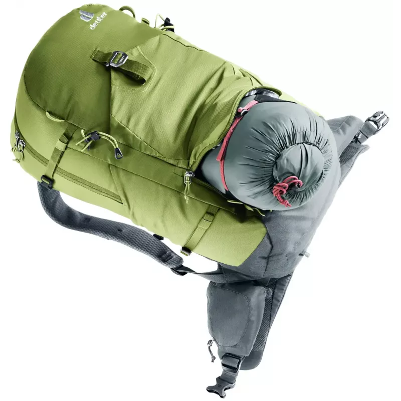 Žygeiviška kuprinė DEUTER Trail Pro 33 — 33 L, poliamidas, apsauga nuo lietaus, ventiliacija, juosmens diržas