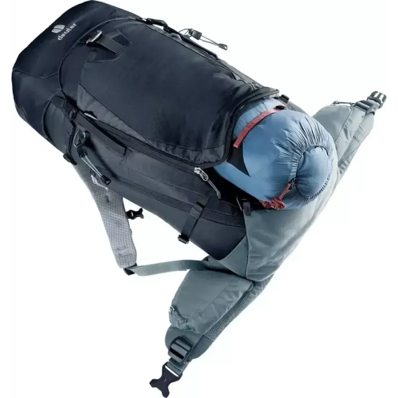 DEUTER Trail Pro 36 kuprinė — 36 l moteriška žygių kuprinė, ventiliuojama nugara, klubų diržas