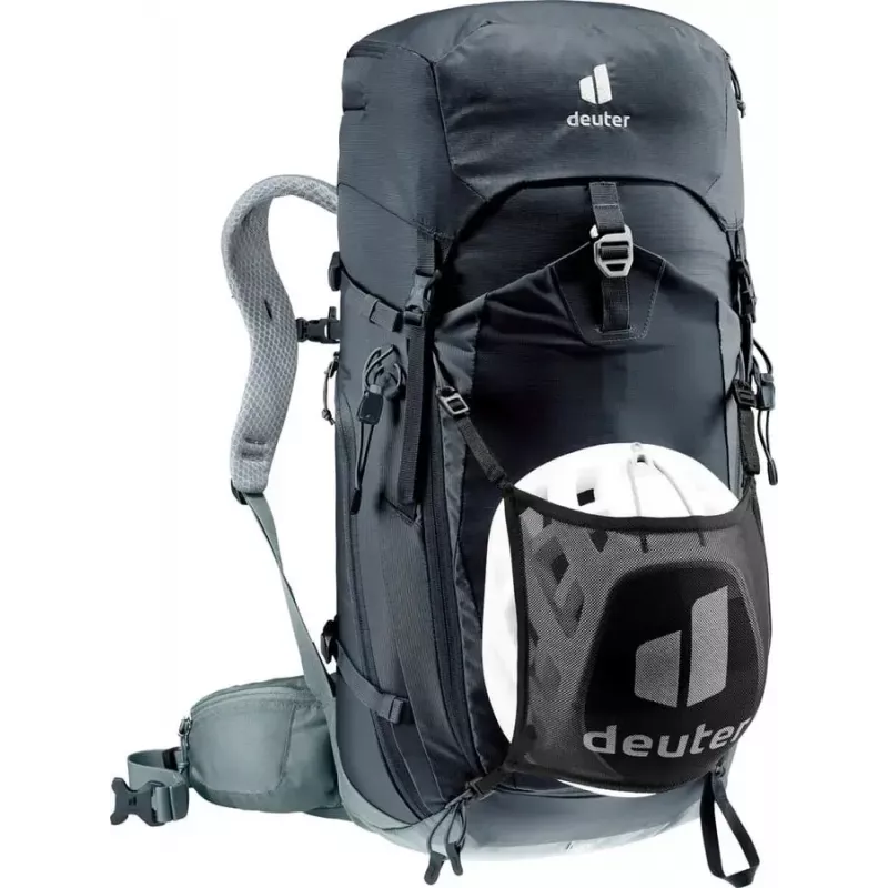 DEUTER Trail Pro 36 kuprinė — 36 l moteriška žygių kuprinė, ventiliuojama nugara, klubų diržas