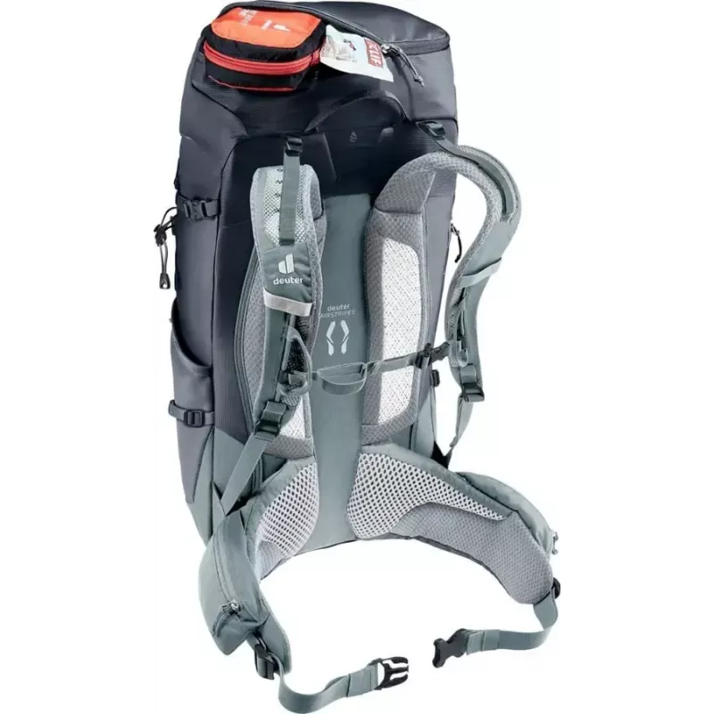 DEUTER Trail Pro 36 kuprinė — 36 l moteriška žygių kuprinė, ventiliuojama nugara, klubų diržas