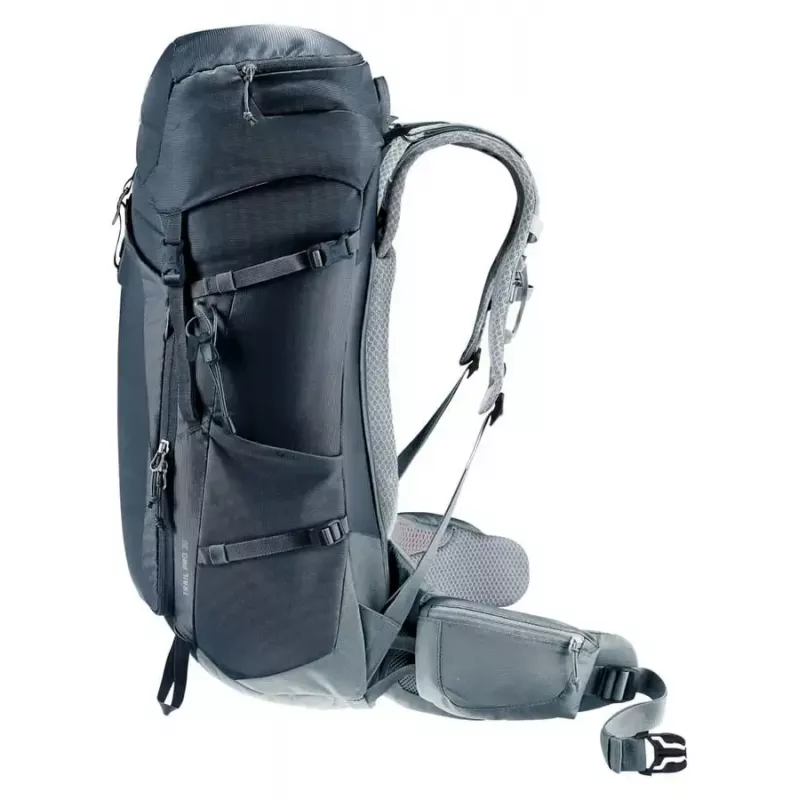 DEUTER Trail Pro 36 kuprinė — 36 l moteriška žygių kuprinė, ventiliuojama nugara, klubų diržas