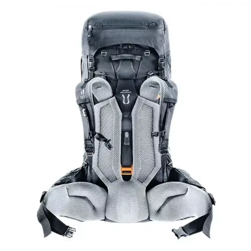 Kuprinė DEUTER Aircontact Pro 75+10 — 75+10 l talpa, juoda, patvari vandeniui atspari