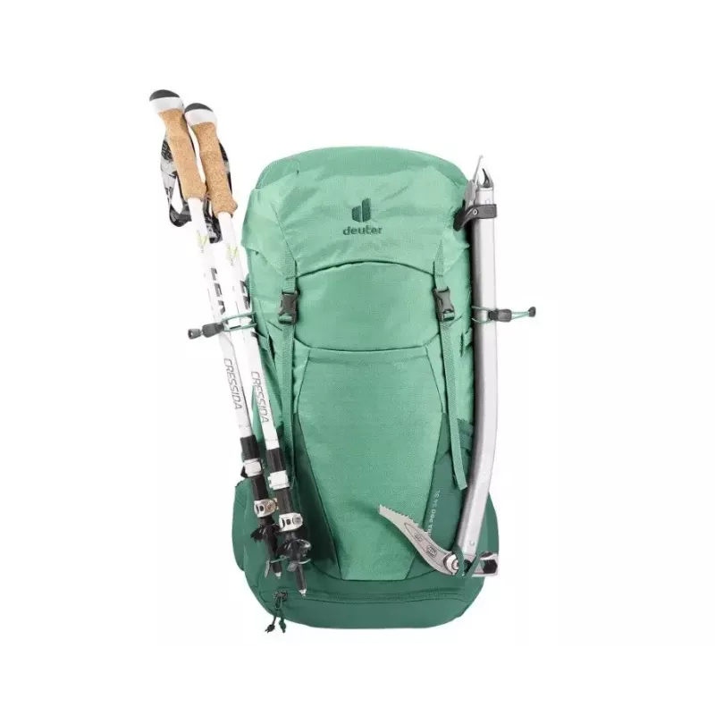 Moteriška kuprinė DEUTER Futura PRO 34 SL, 34 l, žygiams, perdirbtos medžiagos, žalia