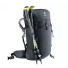 Kuprinė DEUTER Trail PRO 34 SL — moteriška žygių kuprinė 34 l, lengva, patvari, juoda