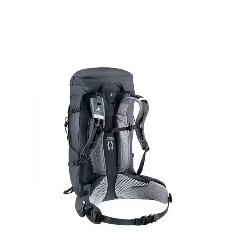 Kuprinė DEUTER Trail PRO 34 SL — moteriška žygių kuprinė 34 l, lengva, patvari, juoda