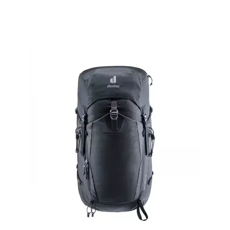 Kuprinė DEUTER Trail PRO 34 SL — moteriška žygių kuprinė 34 l, lengva, patvari, juoda