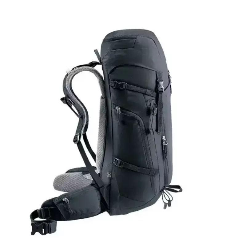 Kuprinė DEUTER Trail PRO 34 SL — moteriška žygių kuprinė 34 l, lengva, patvari, juoda