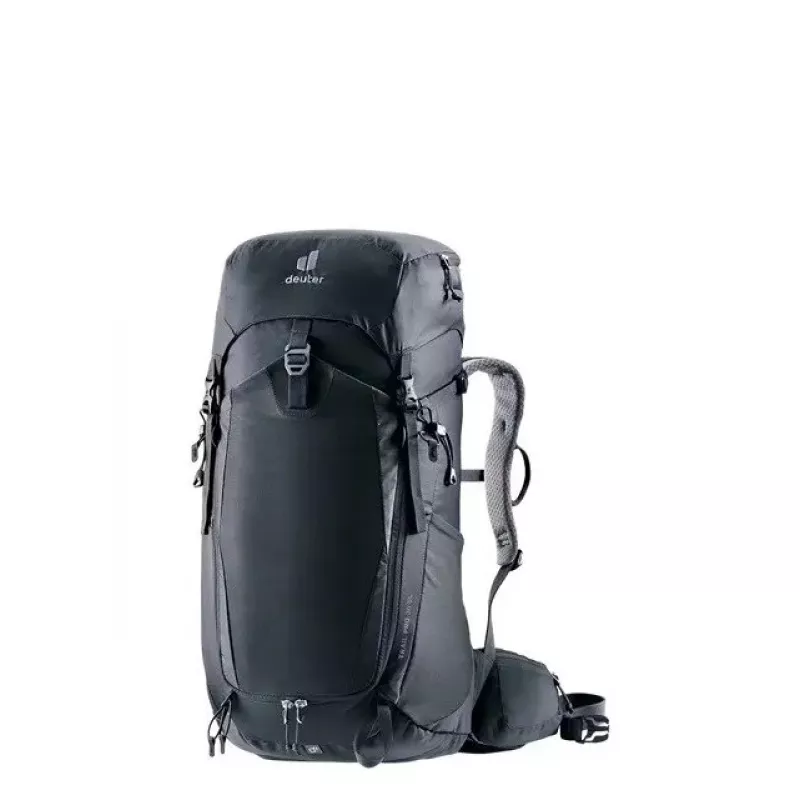 Kuprinė DEUTER Trail PRO 34 SL — moteriška žygių kuprinė 34 l, lengva, patvari, juoda