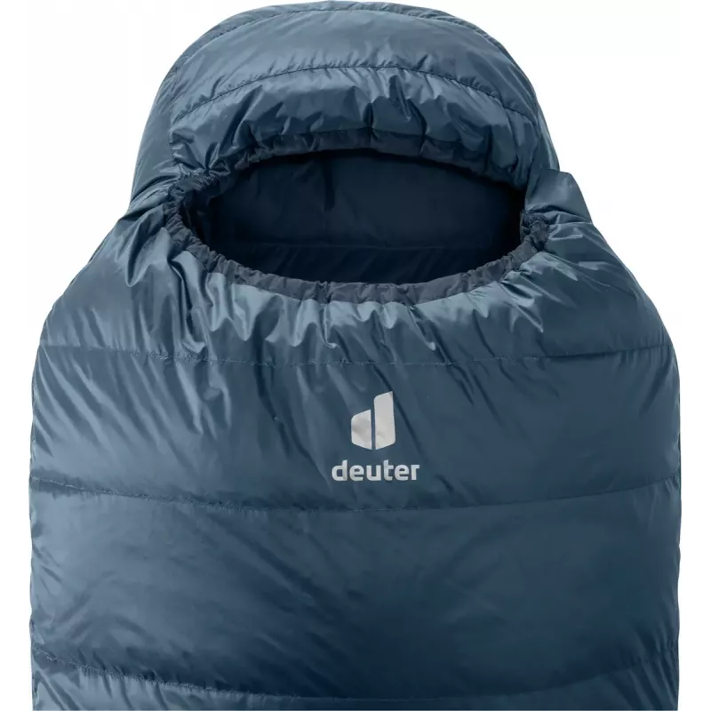 Mumijos tipo miegmaišis DEUTER Astro 300 EL +2°C/36°F — maks. naudotojo ūgis 200 cm, plotis 790 mm, gylis 520 mm, Ripstop mėlynas