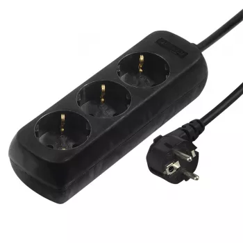 Hama 00108841 apsaugos nuo viršįtampių įrenginys Juoda 3 kintamosios srovės lizdai (-ų) 230 V 3 m